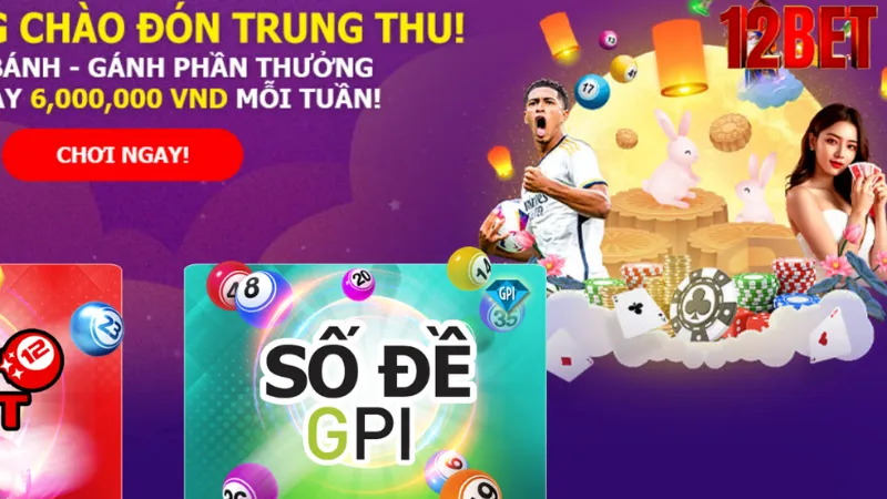 Các hình thức xổ số hấp dẫn tại cổng game 12Bet